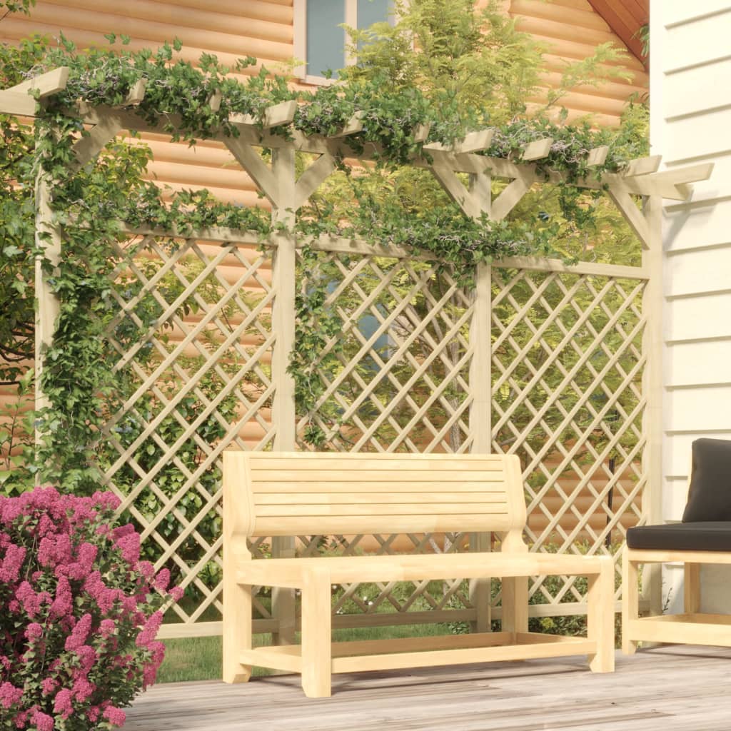 Fence du jardin vidaxl avec latte et pergola 300x50x200 cm Bois imprégné