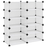 Vidaxl Shoe Rack 84x32x88,5 cm polypropen gennemsigtig