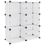 Vidaxl shoe rack 84x31.5x93 cm Polypropene transparent