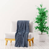 Couverture vidaxl 150x200 cm en polyester gris ultime