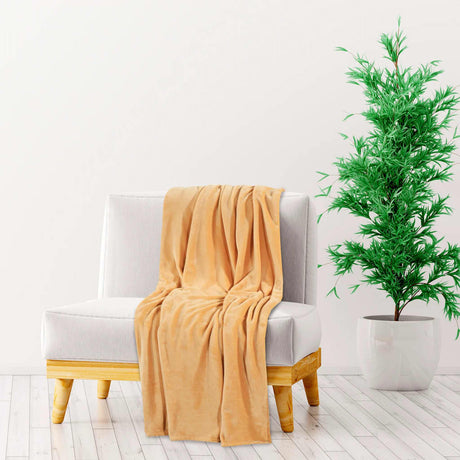 Vidaxl Deken 200x240 cm Fog du désert en polyester