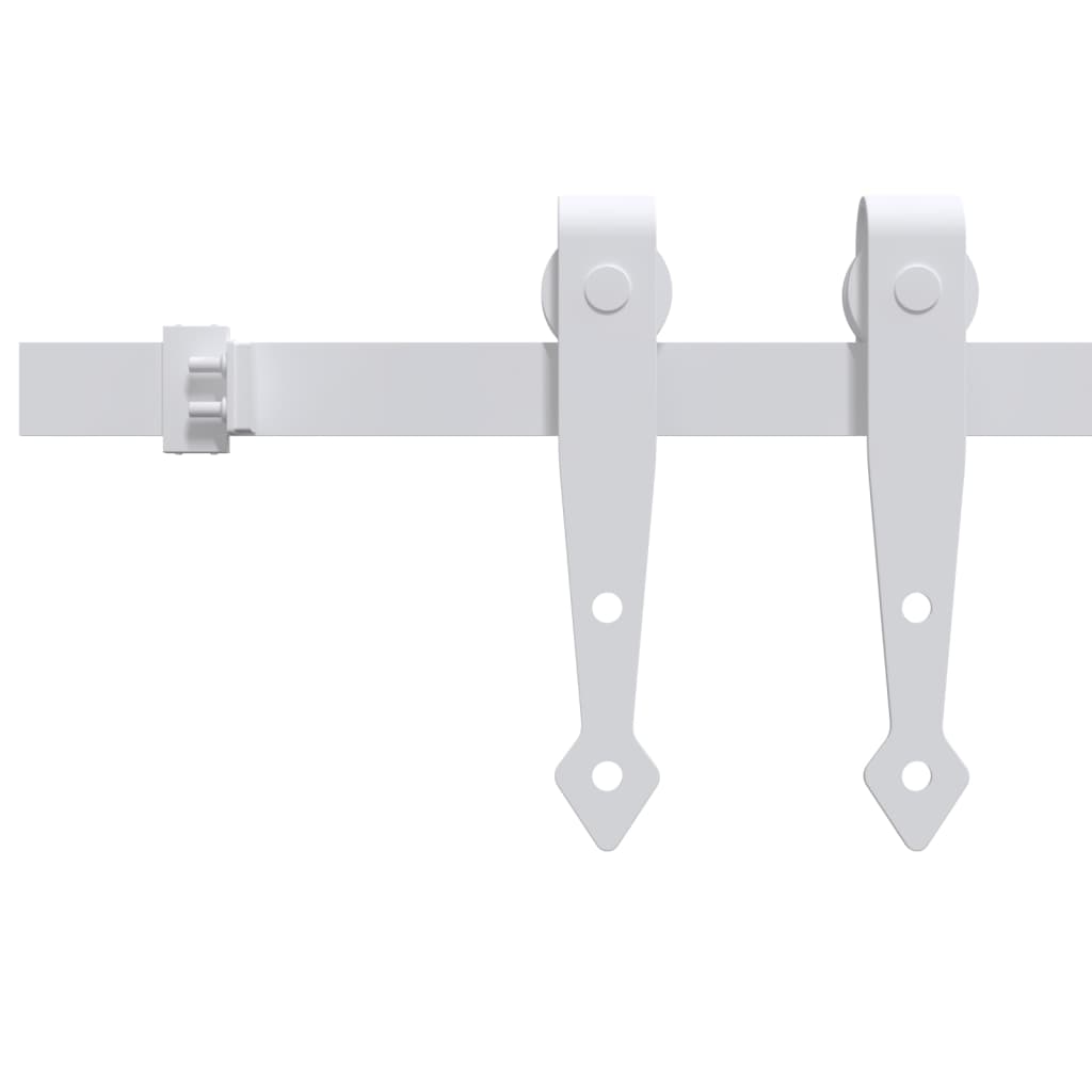 Suspension Vidaxl Ensemble pour la mini-porte-jumelle 200 cm en acier en acier en carbone blanc