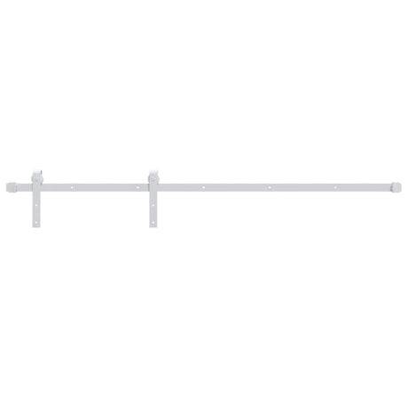 Ensemble de raccord Vidaxl pour la porte coulissante 200 cm en acier blanc
