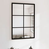 Vidaxl Wall Mirror 60x40 cm Metal Black