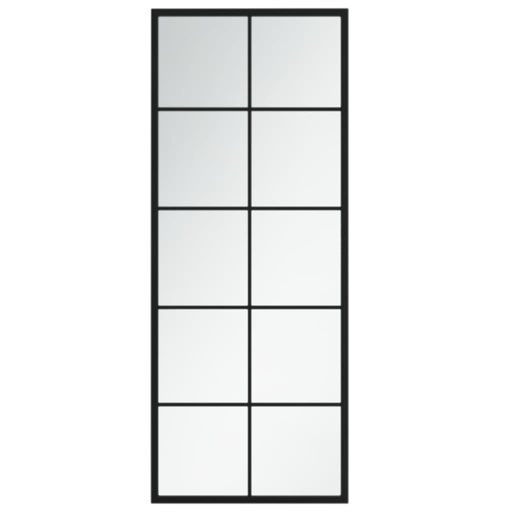 Vidaxl Wall Mirror 100x40 cm Metal Black