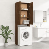 Vidaxl Washing Machine Armoire 64x25.5x190 cm Couleur de chêne brun
