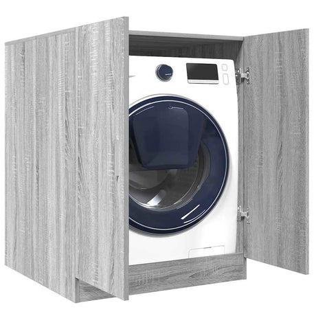 Vidaxl Washing Machine Counboard 71x71.5x91.5 cm Gray Sonoma Oak coloré