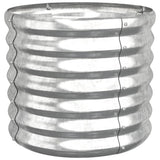 Jardinière Vidaxx 40x40x36 cm acier galvanisé couleur argent