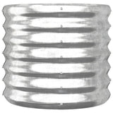 Jardinière Vidaxx 40x40x36 cm acier galvanisé couleur argent