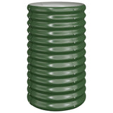 Vidaxx jardinière 40x40x68 cm acier galvanisé vert