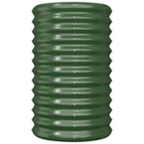 Vidaxx jardinière 40x40x68 cm acier galvanisé vert