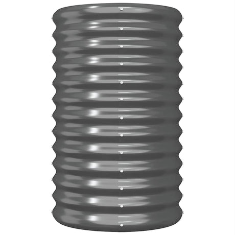 Vidaxl plantenbak 40x40x68 cm gegalvaniseerd staal antracietkleurig