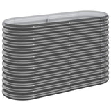 Boîte de planification Vidaxl 114x40x68 cm - Anthracite en acier recouvert de