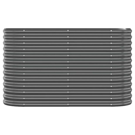 Boîte de planification Vidaxl 114x40x68 cm - Anthracite en acier recouvert de