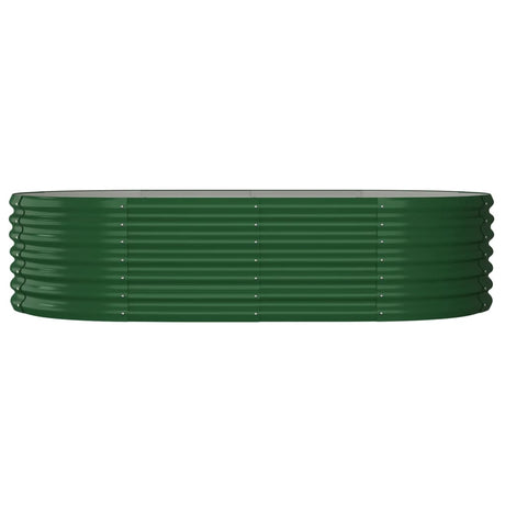 Boîte de planification Vidaxl 152x80x36 cm en poudre et en acier en acier