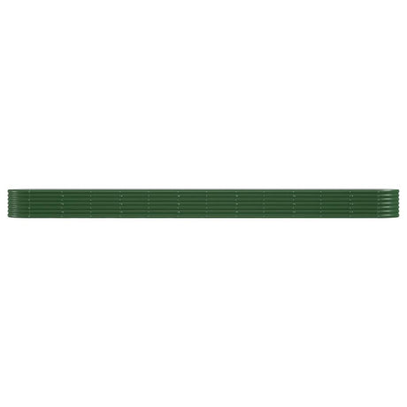 Vidaxx jardinière 512x80x36 cm acier galvanisé vert