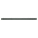 Boîte de planification Vidaxl 620x80x36 cm en poudre-gris en acier recouvert