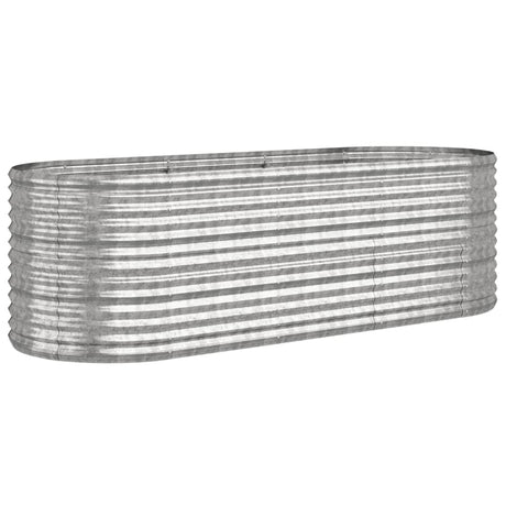 Boîte de planification Vidaxl 224x80x68 cm en poudre en acier en acier couleur