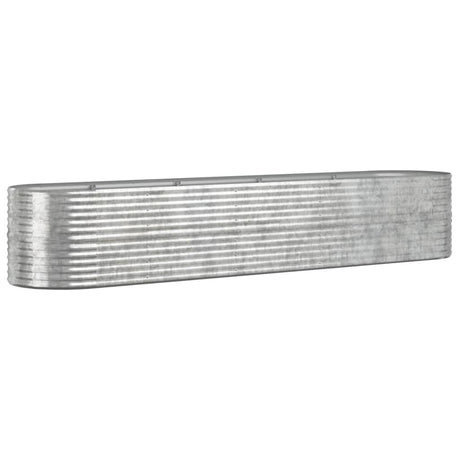 Vidaxl Planter 368x80x68 cm en poudre en acier en acier couleur