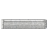 Vidaxl Planter 368x80x68 cm en poudre en acier en acier couleur