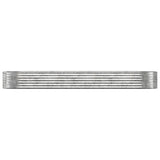 Jardinière Vidaxx 322x100x36 cm acier galvanisé couleur argent