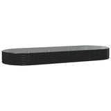 Boîte de planification Vidaxl 373X140X36 CM-POWER-REGOATED ANTHRACITE-Color
