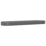 Boîte de planification Vidaxl 523X140X36 CM-POWER-POADED Grey