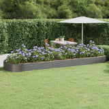 Boîte de planification Vidaxl 523X140X36 CM-POWER-POADED Grey