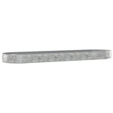 Jardinière Vidaxx 523x140x36 cm acier galvanisé couleur argent
