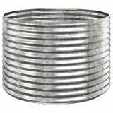 Vidaxx jardinière 100x100x68 cm acier galvanisé couleur argent