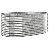 Boîte de planification Vidaxl 175x100x68 cm en poudre en acier en acier couleur