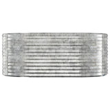 Boîte de planification Vidaxl 175x100x68 cm en poudre en acier en acier couleur