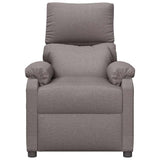 Vidaxl massagestoel stof taupe