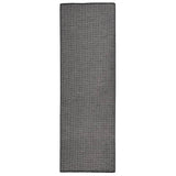 Vidaxl extérieur tapis plat tissé 80x250 cm gris