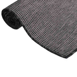 Vidaxl extérieur tapis plat tissé 160x230 cm gris