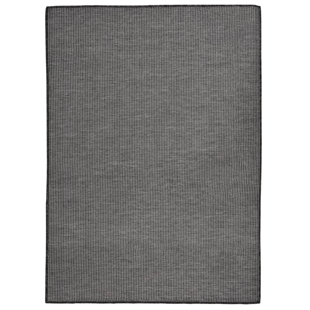 Vidaxl Outside Rug Flat -Woven 200x280 cm Gray