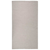 Vidaxl extérieur tapis plat tissé 80x150 cm taupe