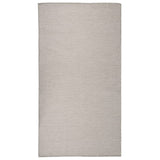 Vidaxl utenfor teppet flatvevd 80x150 cm taupe