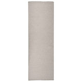 Vidaxl buitenkleed platgeweven 80x250 cm taupe