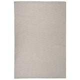 Vidaxl extérieur tapis plat - tissé 120x170 cm taupe
