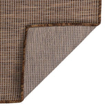 Vidaxx tapis d'extérieur tissé à plat 140x200 cm marron