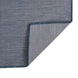 Vidaxl extérieur tapis plat tissé 80x250 cm bleu