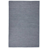 Vidaxl Extérieur tapis plat tissé 120x170 cm bleu