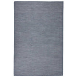 Vidaxl outside rug flat woven 120x170 cm blue