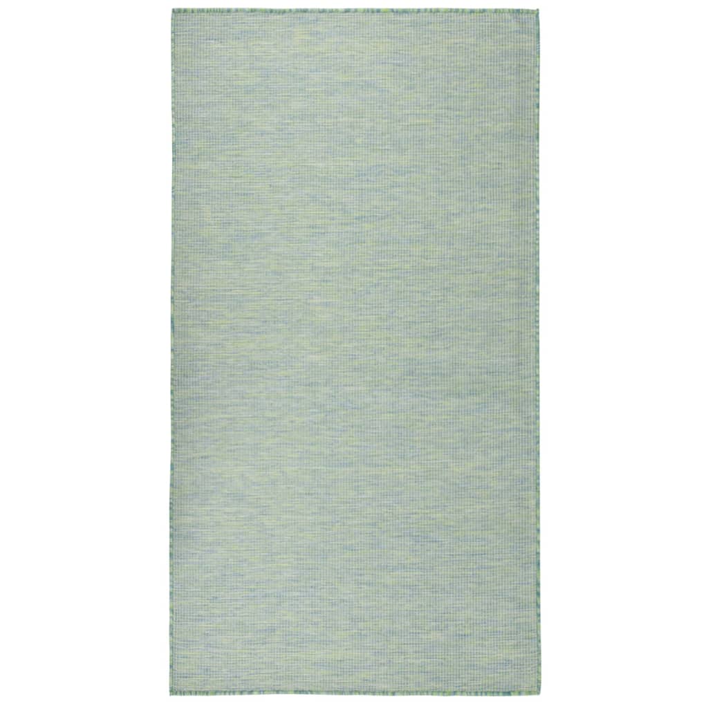 Vidaxl Rug Flat Turquoise Woven Flat 80x150 cm