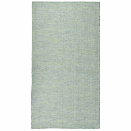 Vidaxl extérieur tapis plat tissé 80x150 cm turquoise