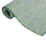 Vidaxl extérieur tapis plat tissé 80x150 cm turquoise