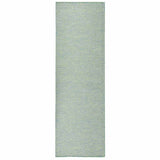 Vidaxl extérieur tapis plat tissé 80x250 cm turquoise