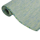 Vidaxl extérieur tapis plat tissé 80x250 cm turquoise