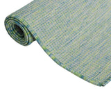 Vidaxl extérieur tapis plat tissé 160x230 cm turquoise